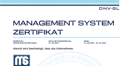 ISO 9001:2015 german